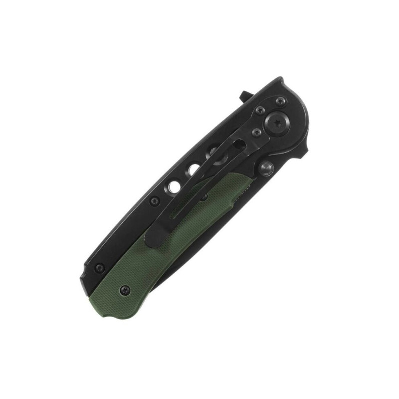 Ніж складаний Mil-Tec One-Hand Black Olive