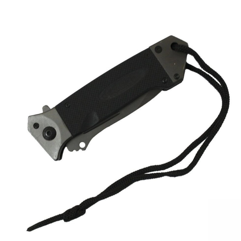 Ніж складаний MIL-TEC Taschenmesser DA35 Black