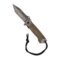 Ніж складаний MIL-TEC Taschenmesser DA35 OD олива
