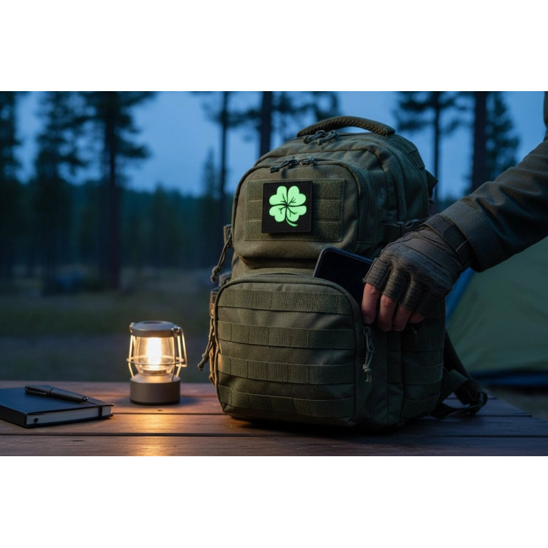 ПАТЧ CAMOTEC КОНЮШИНА ЗЕЛЕНА (4.5*4.5) ЧОРНИЙ