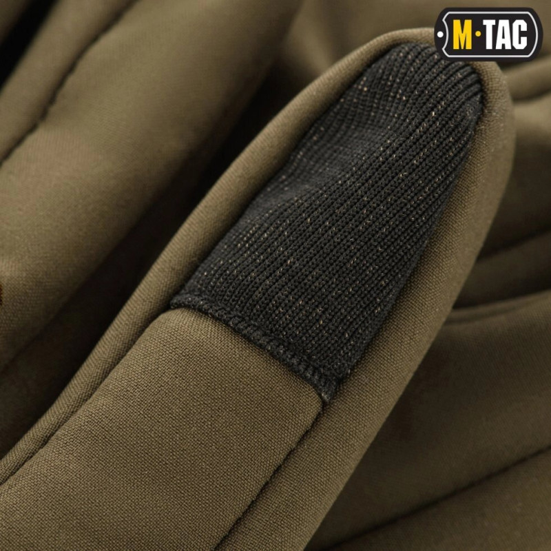 M-TAC РУКАВИЧКИ WINTER SOFT SHELL OLIVE L