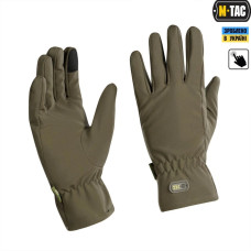M-TAC РУКАВИЧКИ WINTER SOFT SHELL OLIVE L