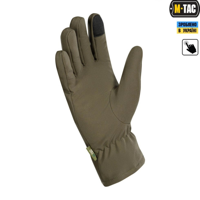M-TAC РУКАВИЧКИ WINTER SOFT SHELL OLIVE XL