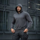 Кофта M-Tac Hoodie Born by Revolution Dark Grey S