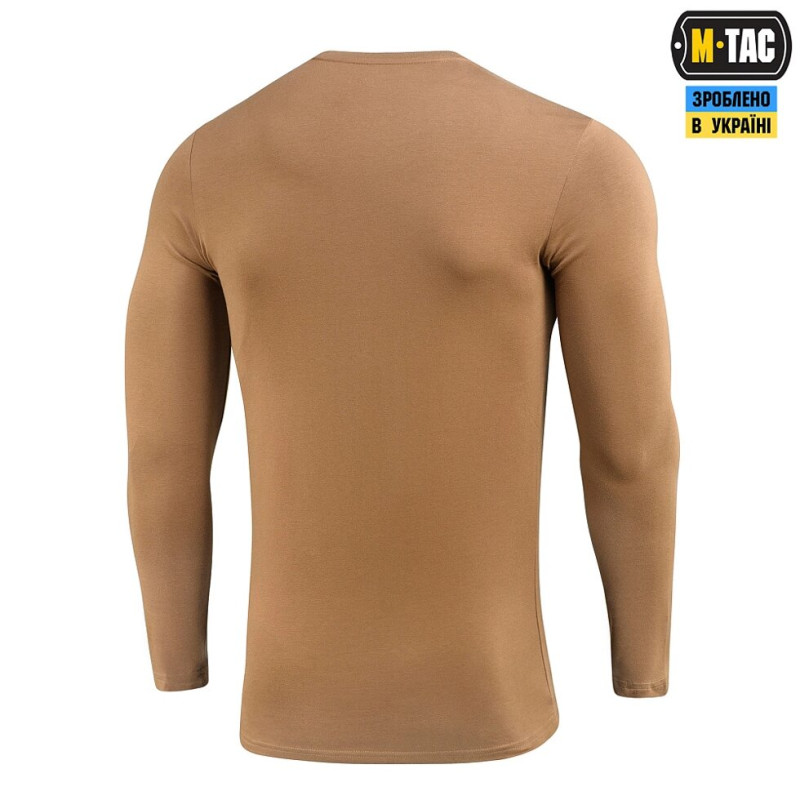 ФУТБОЛКА M-TAC ДОВГИЙ РУКАВ 93/7 COYOTE BROWN S