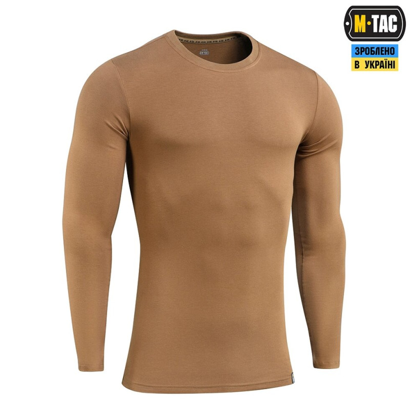 ФУТБОЛКА M-TAC ДОВГИЙ РУКАВ 93/7 COYOTE BROWN XXL