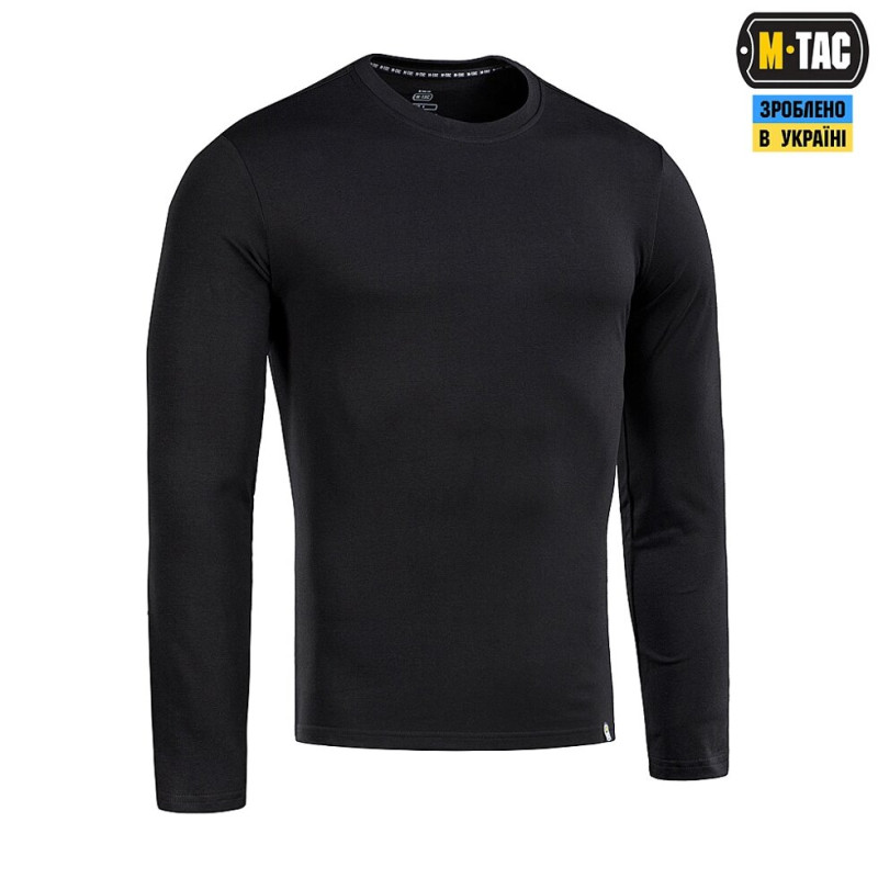 ФУТБОЛКА M-TAC ДОВГИЙ РУКАВ 93/7 Black XS