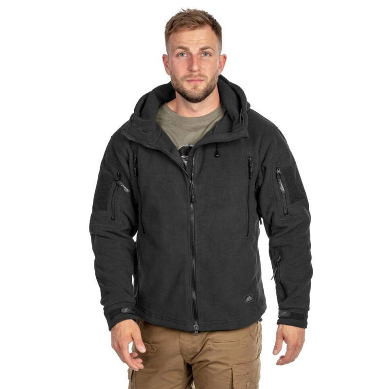Куртка Helikon-Tex PATRIOT JACKET - DOUBLE FLEECE Black S