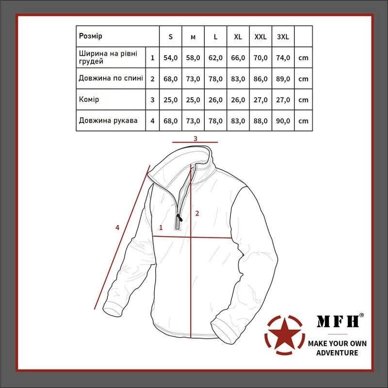 Куртка анорак термо з підкладкою Max Fuchs GB Thermal Jacket Lightweight Olive XXXL