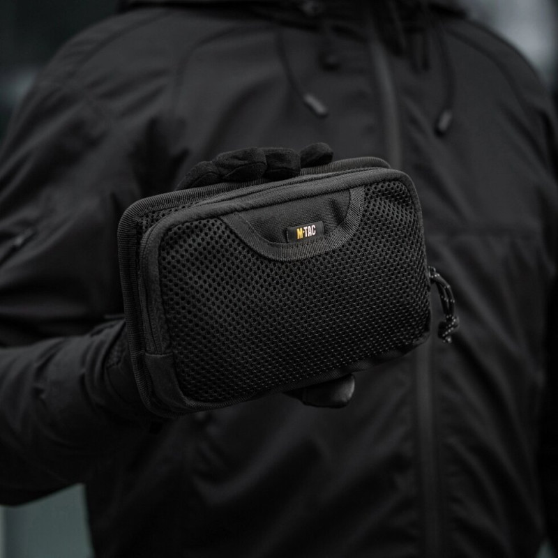 ВСТАВКА МОДУЛЬНА КИШЕНЯ НА БЛИСКАВЦІ M-TAC BLACK
