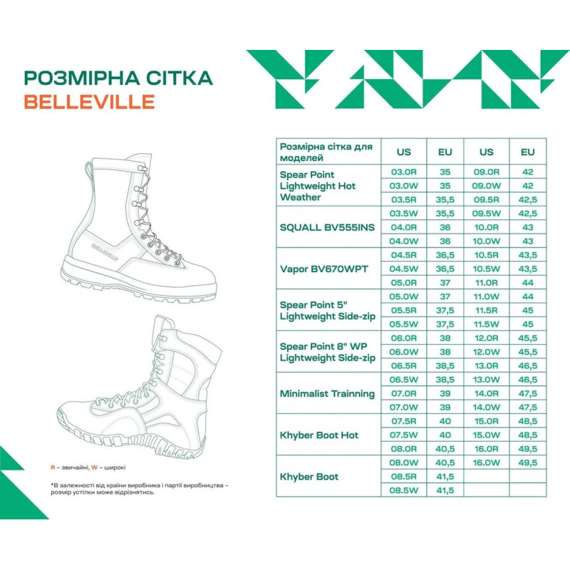 Черевики тактичні BELLEVILLE AMRAP BV505 Койот (Coyote) 45,5