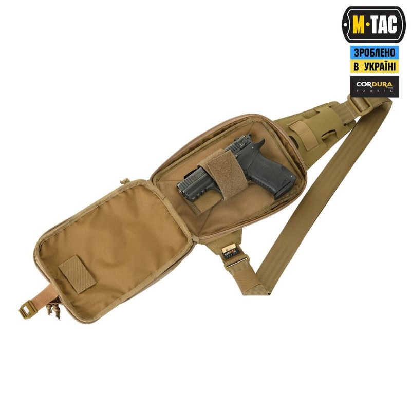 СУМКА M-TAC SLING PISTOL BAG ELITE HEX COYOTE