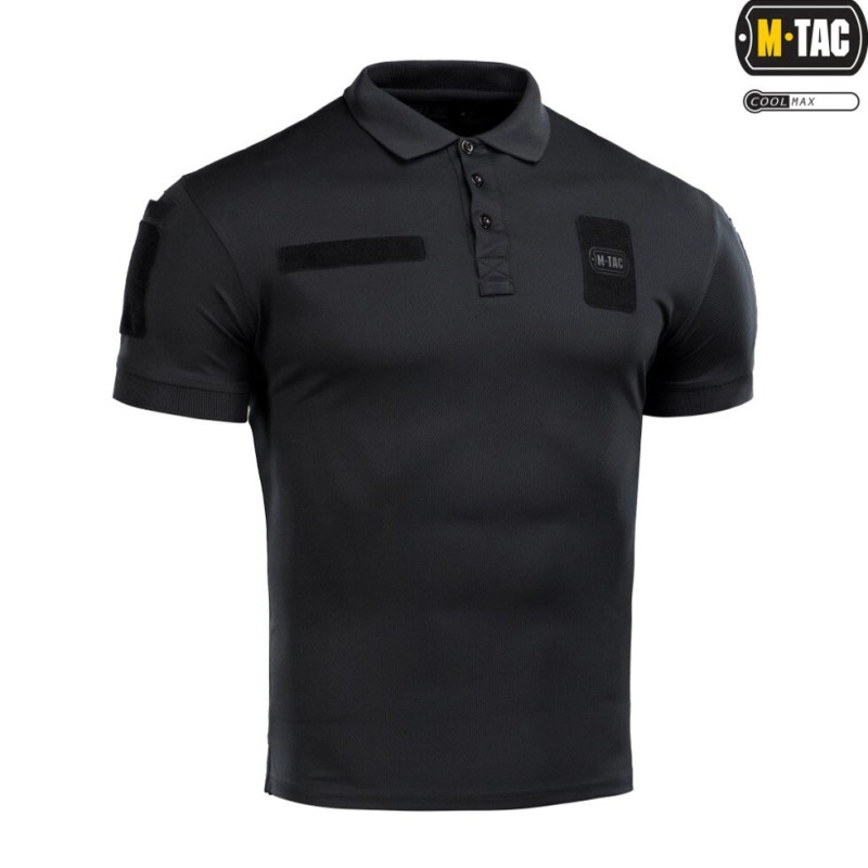 M-TAC ПОЛО ELITE TACTICAL COOLMAX BLACK M