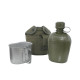 Mil-Tec US Plastic Canteen Фляга з кришкою та чашкою - Olive