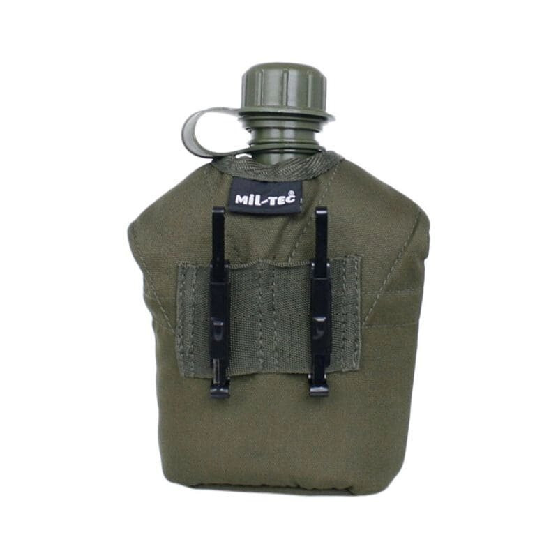 Mil-Tec US Plastic Canteen Фляга з кришкою та чашкою - Olive