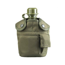 Mil-Tec US Plastic Canteen Фляга з кришкою та чашкою - Olive
