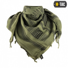 ШАРФ M-TAC ШЕМАГ із тризубом OLIVE / BLACK