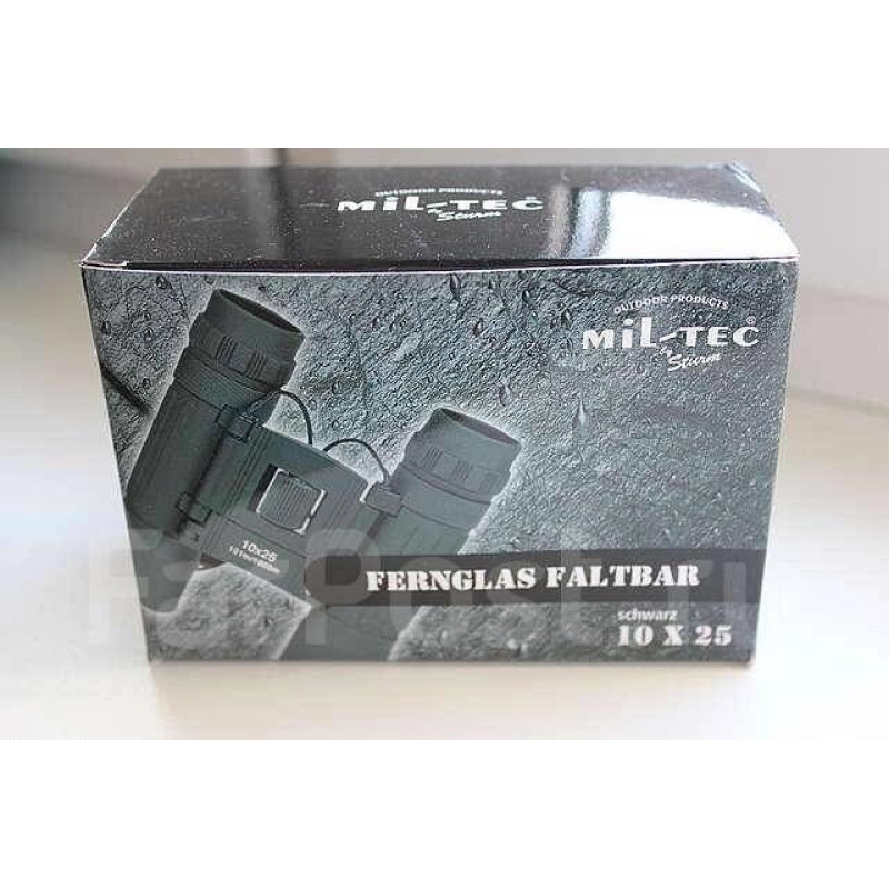 Бінокль MIL-TEC складаний 10x25 Black