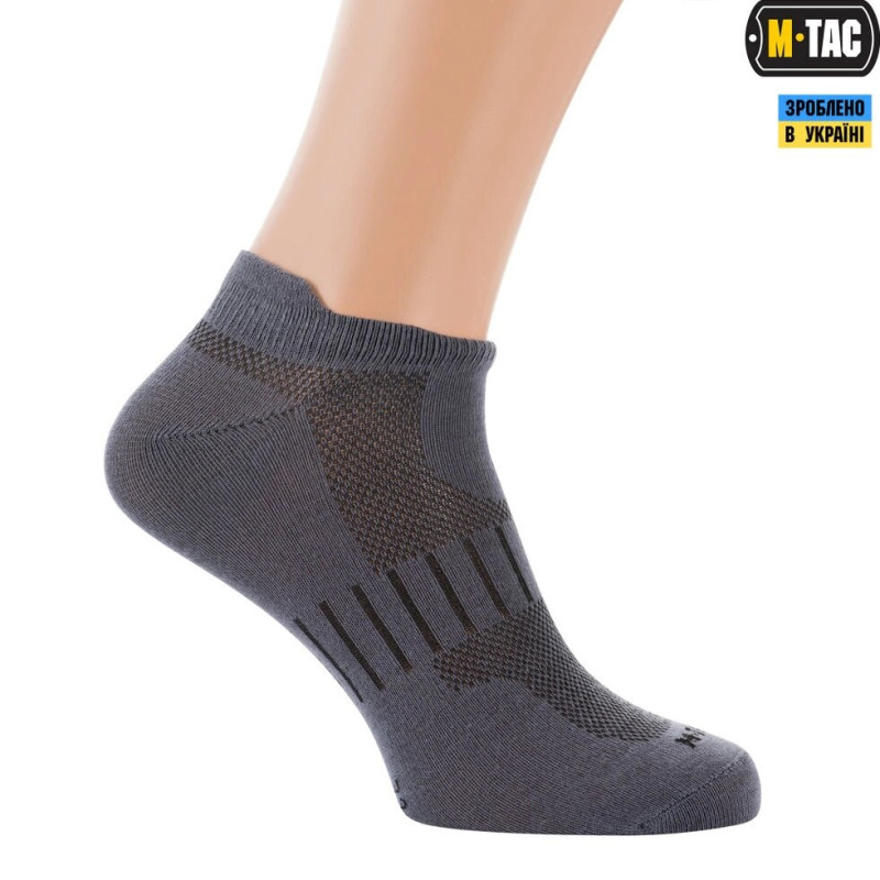 M-TAC НОСКИ СПОРТИВНІ ЛЕГКІ DARK GREY