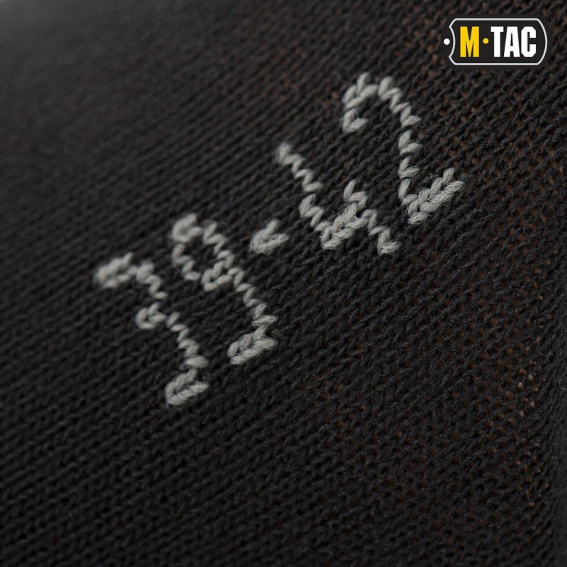 M-TAC НОСКИ СПОРТИВНІ ЛЕГКІ BLACK