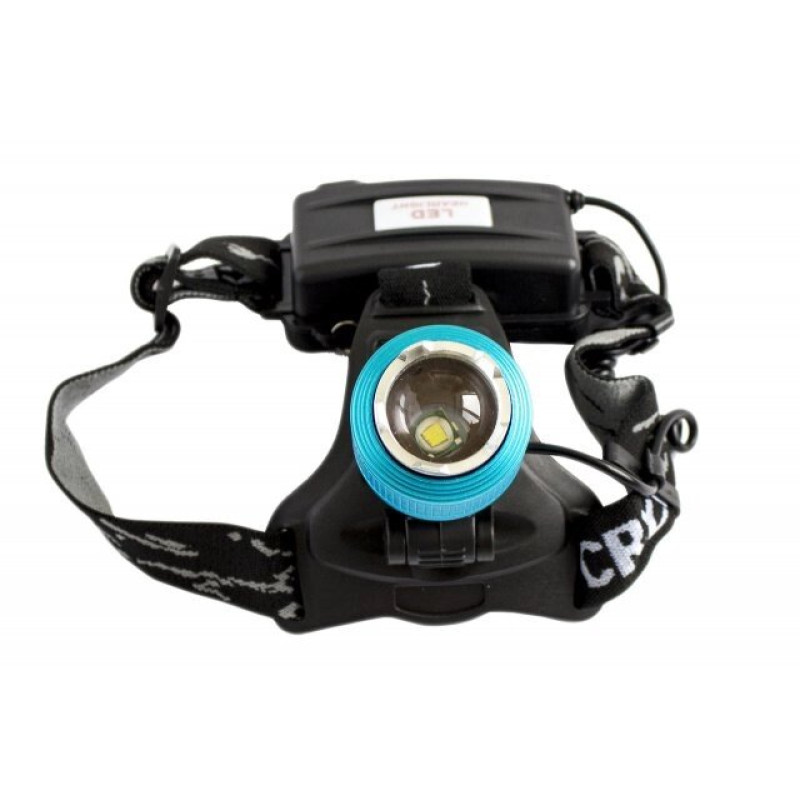 Ліхтар налобний Police2199-T6,2х18650, ЗУ 12V / 220V, zoom, шипи, BOX