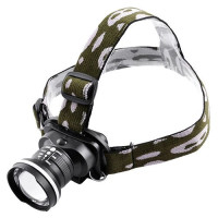 Ліхтар налобний Police 6807-XPE, вбуд. аккум., 12V / 220V, zoom, BOX