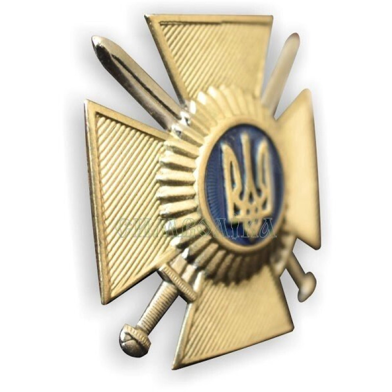 Кокарда ЗСУ (новий зразок) латунь