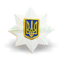 Кокарда поліція металева