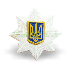 Кокарда поліція металева