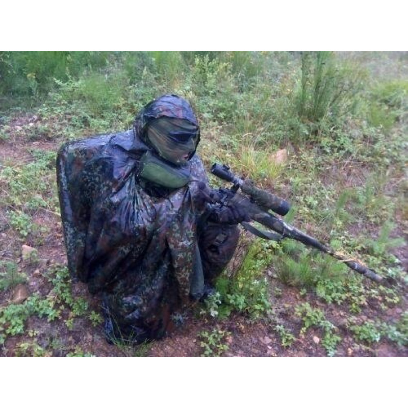 Пончо американське Mil-Tec by Sturm Rip-Stop Flecktarn