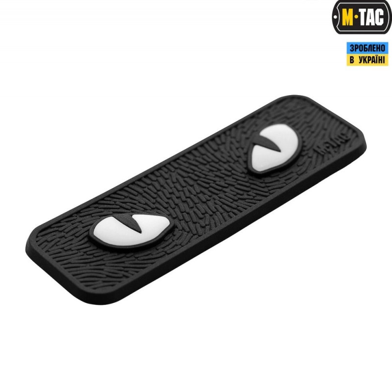 НАШИВКА CAT EYES 3D ПВХ BLACK