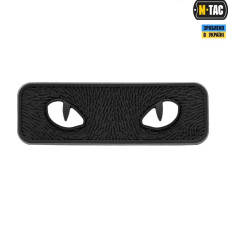 НАШИВКА CAT EYES 3D ПВХ BLACK