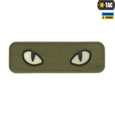 НАШИВКА CAT EYES 3D ПВХ OLIVE