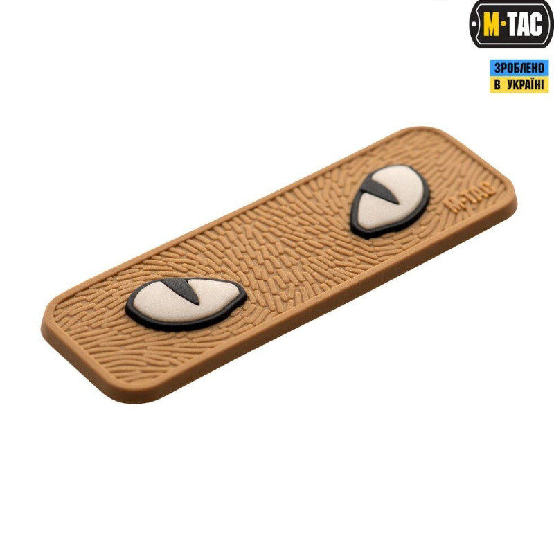 НАШИВКА CAT EYES 3D ПВХ COYOTE