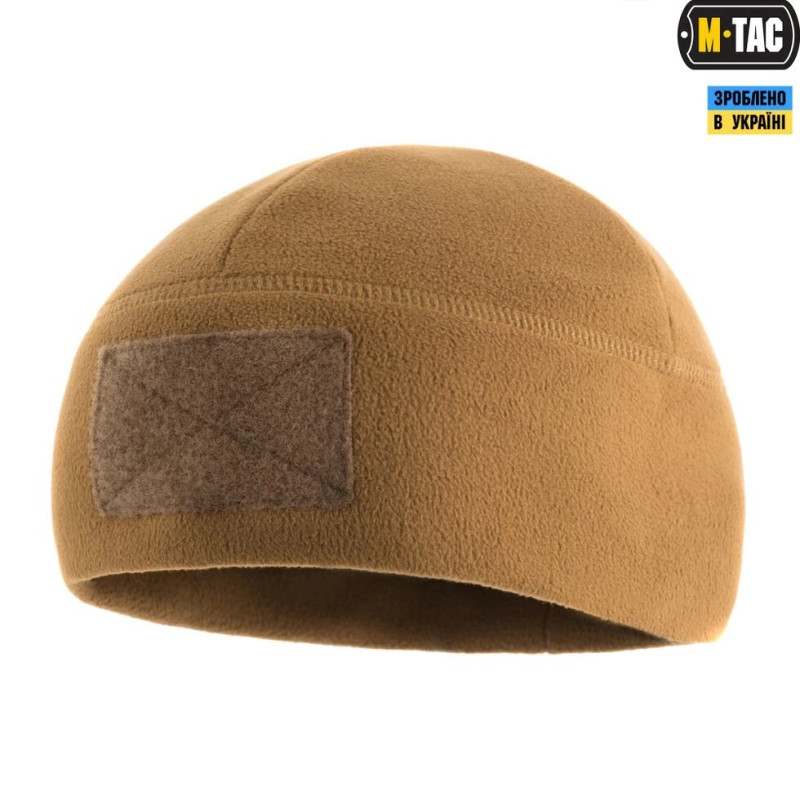 ШАПКА WATCH CAP ELITE Фліс (270г / М2) з липучками COYOTE BROWN