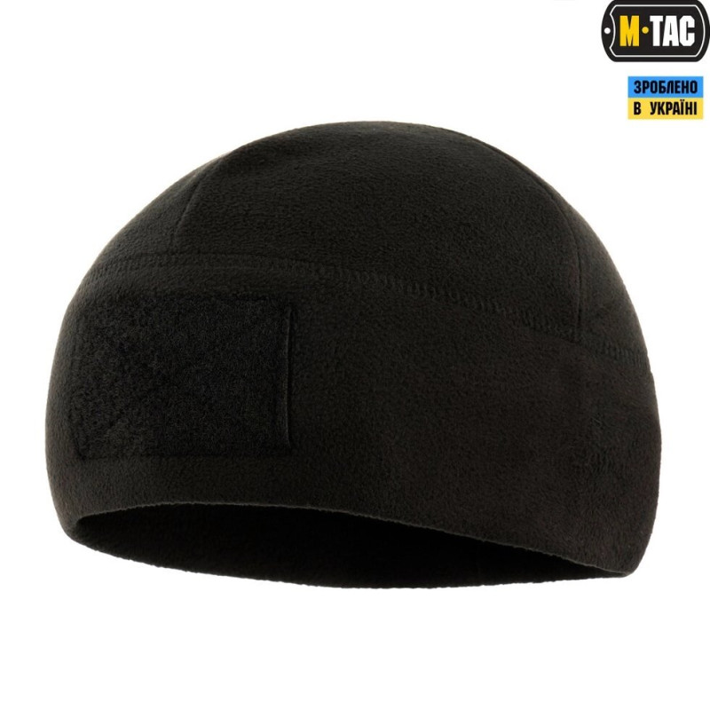 ШАПКА WATCH CAP ELITE Фліс (270г / М2) з липучками BLACK