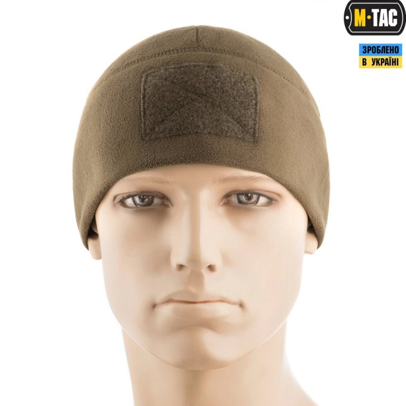 ШАПКА WATCH CAP ELITE Фліс (270г / М2) з липучками DARK OLIVE