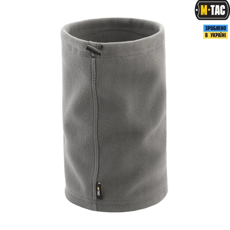 ШАРФ-ТРУБА ELITE КОРОТКИЙ із затягуванням Фліс (260Г / М2) GREY