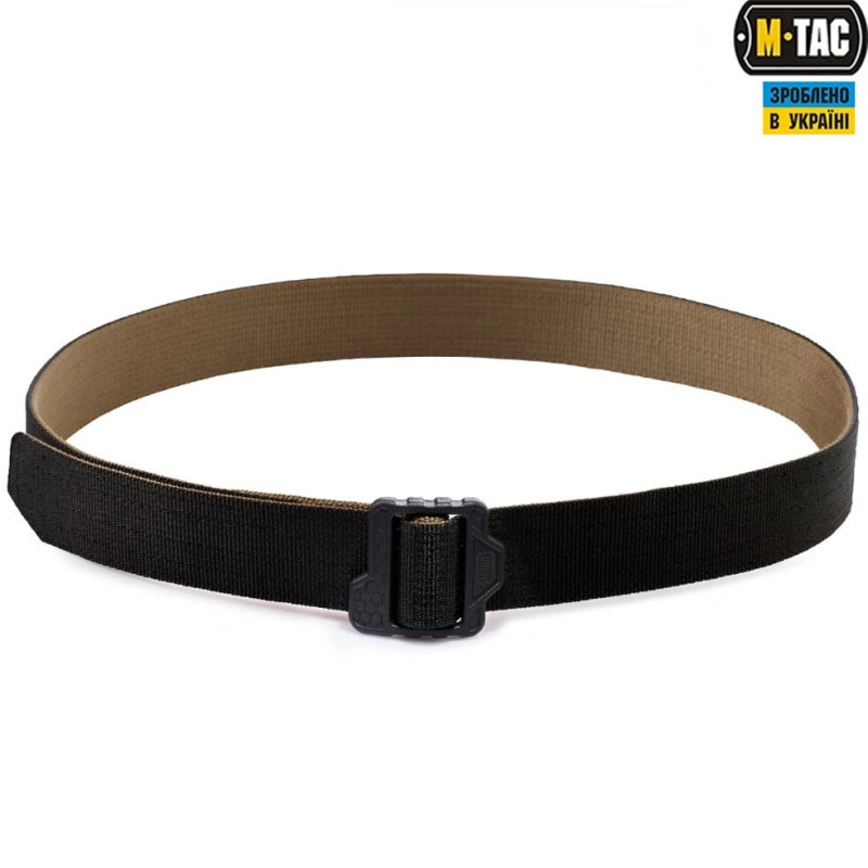 M-TAC РЕМІНЬ DOUBLE DUTY TACTICAL BELT HEX COYOTE / BLACK