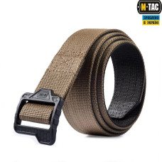 M-TAC РЕМІНЬ DOUBLE DUTY TACTICAL BELT HEX COYOTE / BLACK
