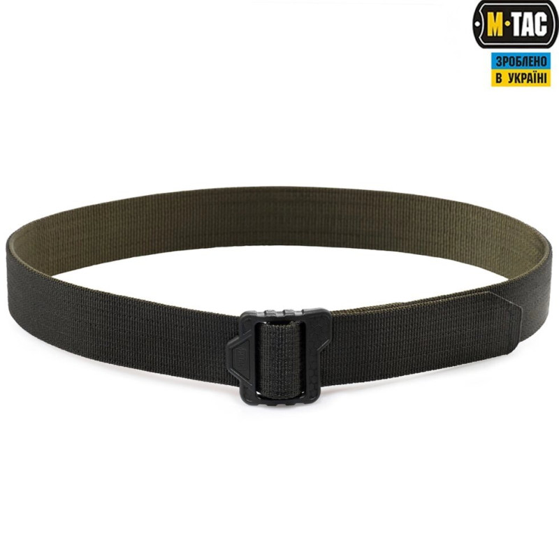 M-TAC РЕМІНЬ DOUBLE DUTY TACTICAL BELT HEX OLIVE / BLACK