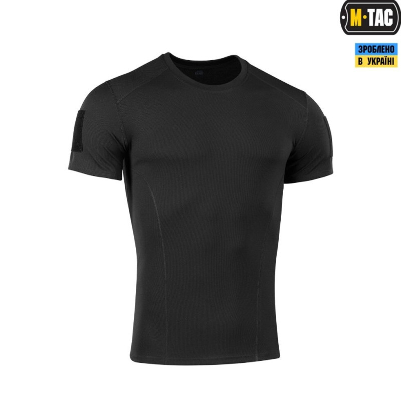 M-TAC ФУТБОЛКА ПОТООТВОДЯЩАЯ ATHLETIC VELCRO BLACK