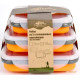 Набір з 3х силіконових контейнерів Tramp (400/700 / 1000ml) orange