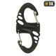M-TAC КАРАБІН S-HOOK ПЛАСТИКОВИЙ BLACK