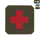 M-TAC НАШИВКА MEDIC CROSS LASER CUT RANGER GREEN / RED