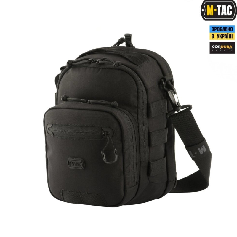 Сумка Cross Bag Carabiner Elite Black