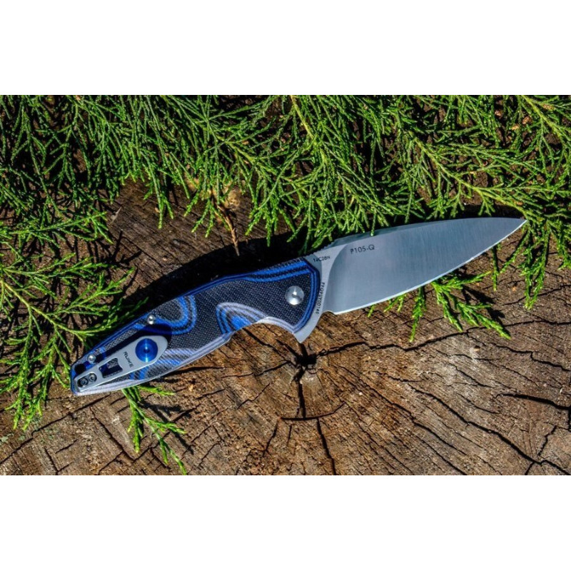 Ніж Ruike Fang P105 (синій, сірий)