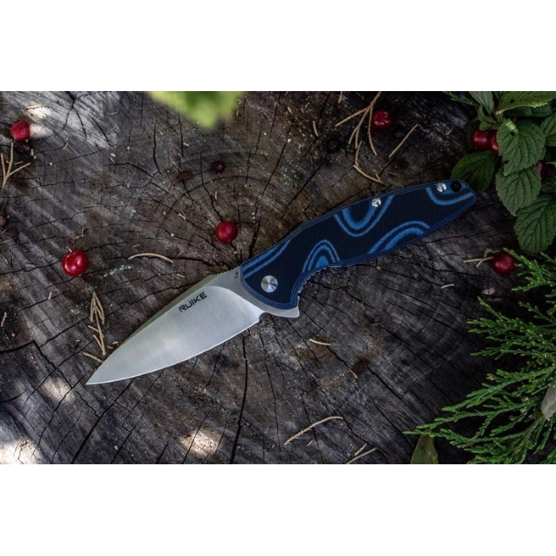 Ніж Ruike Fang P105 (синій, сірий)