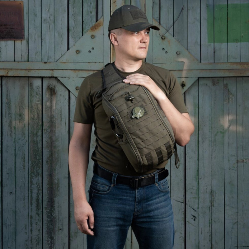 M-TAC РЮКЗАК ОДНОЛЯМОЧНИЙ ARMADILLO RANGER GREEN