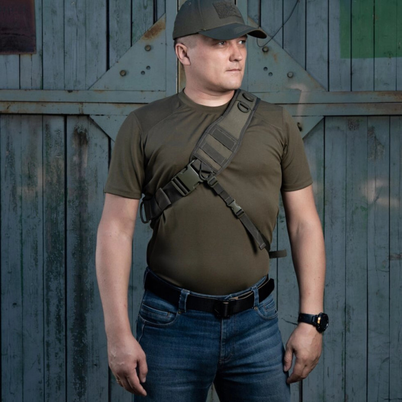 M-TAC РЮКЗАК ОДНОЛЯМОЧНИЙ ARMADILLO RANGER GREEN